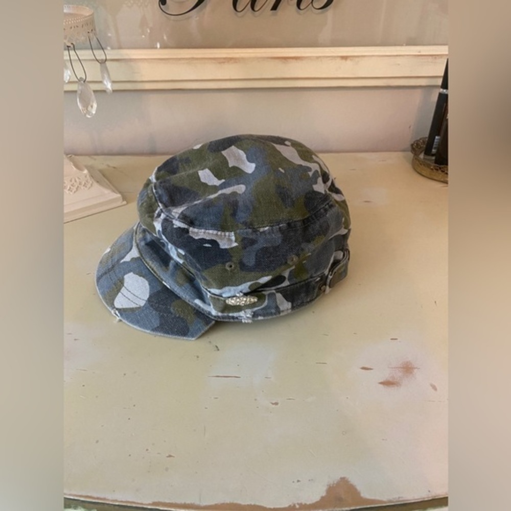 Denim Camouflage Hat - Picture 5 of 9